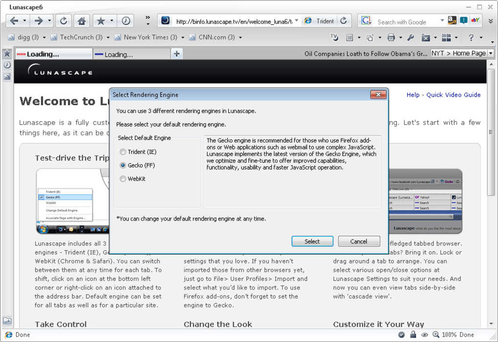 Lunascape browser review